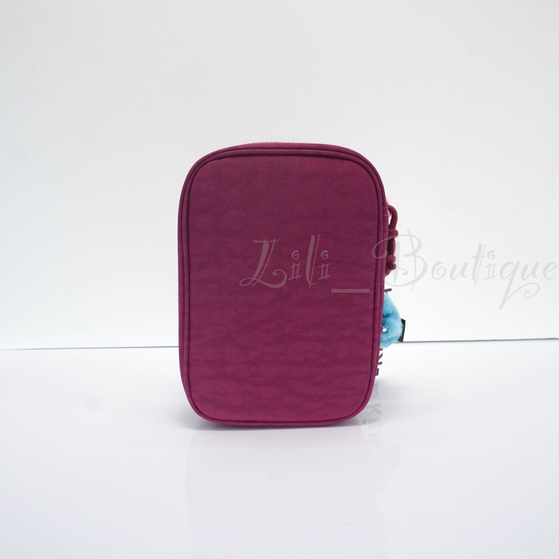 Kipling 100 Pens Case Pencil Accessory Polyamide KI0672 Rainbow Fun Purple Fig gallery