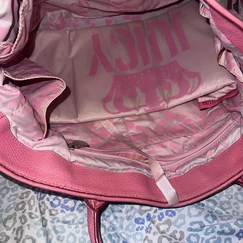 Vintage Pink Juicy Couture Purse Diaper Baby Bag Tote Handbag Y2K Changing Pad gallery