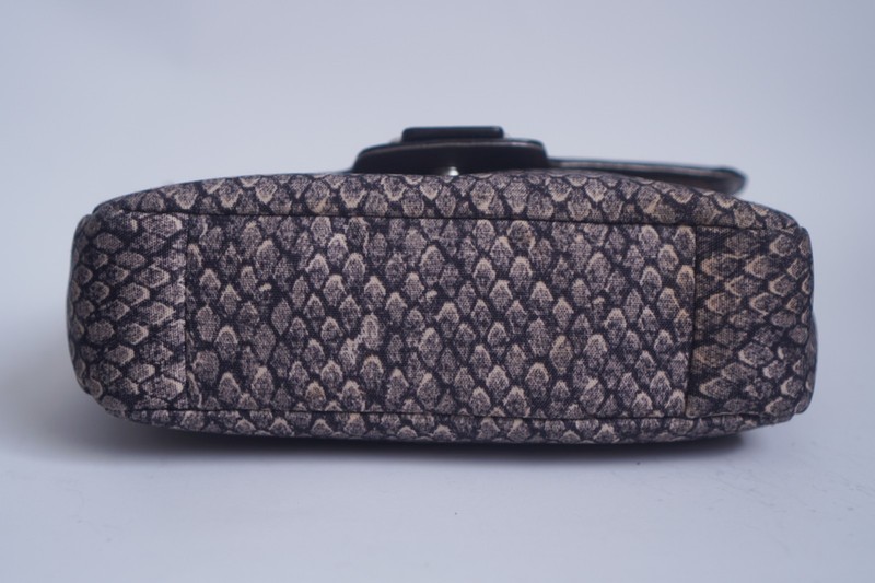 COACH 2013 Taylor Snake Print Gray Flap Small Satchel Crossbody Bag - F26036 gallery