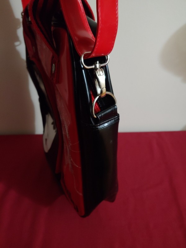 Rare Emily the Strange 2002 Cosmic Debris Goth Shoulder Bag with Strap gallery