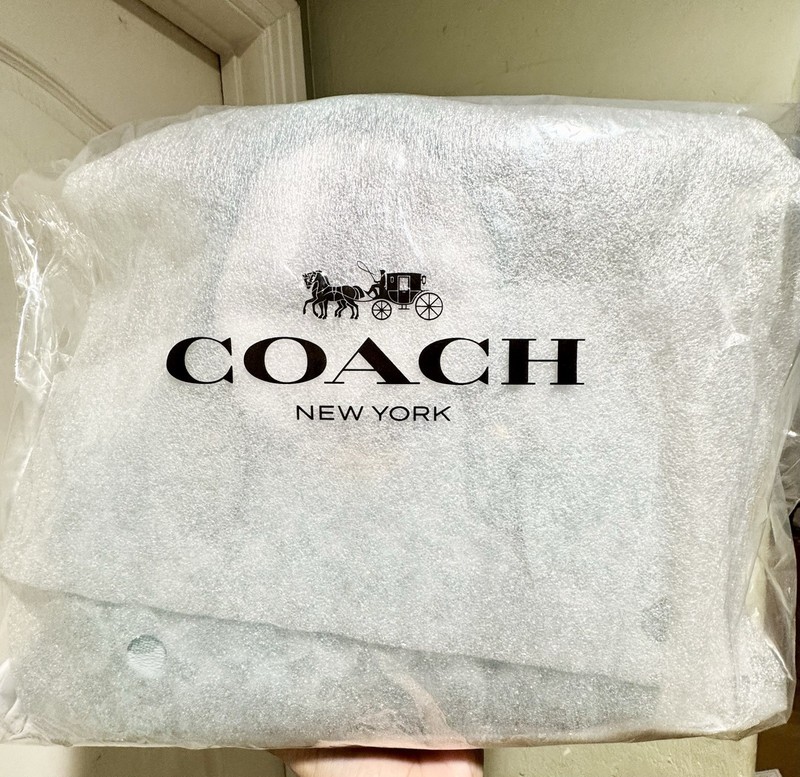 NWT COACH Rowan Satchel Bag In Signature Canvas CEY39 in Light Blue