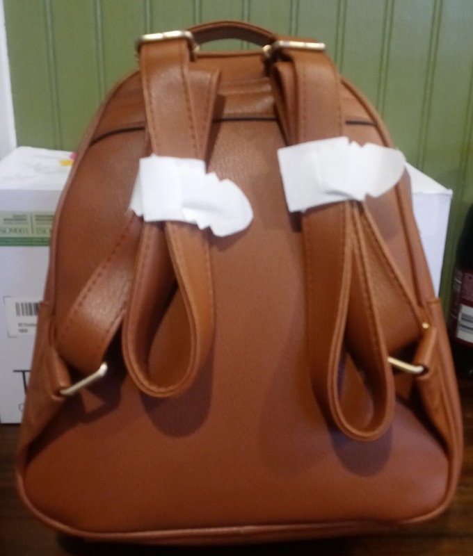 Time and Tru Mini Backpack with Detachable Coin Purse - Brown gallery