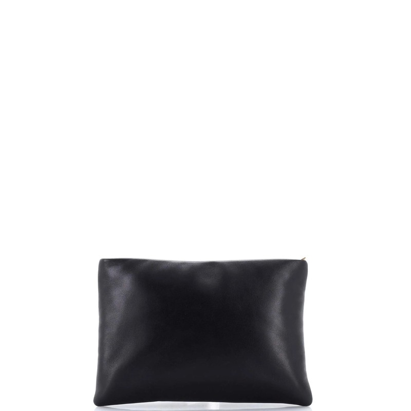 Saint Laurent Calypso Zip Pouch Leather Small gallery