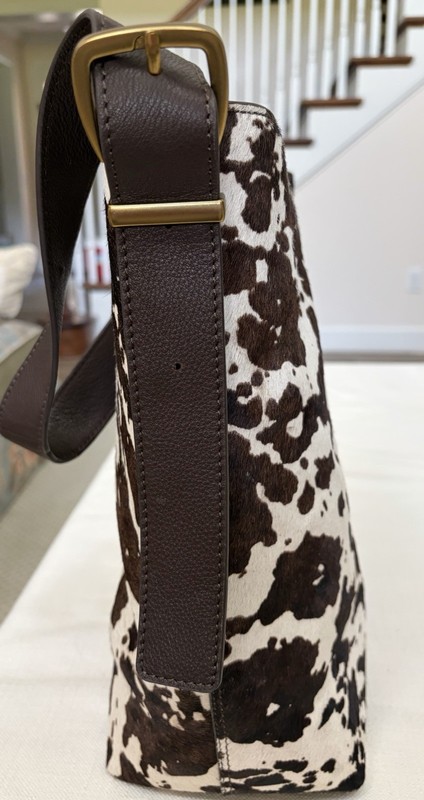 Margot New York Kaye Large Bucket Tote Bag Pony Hair Animal Print gallery