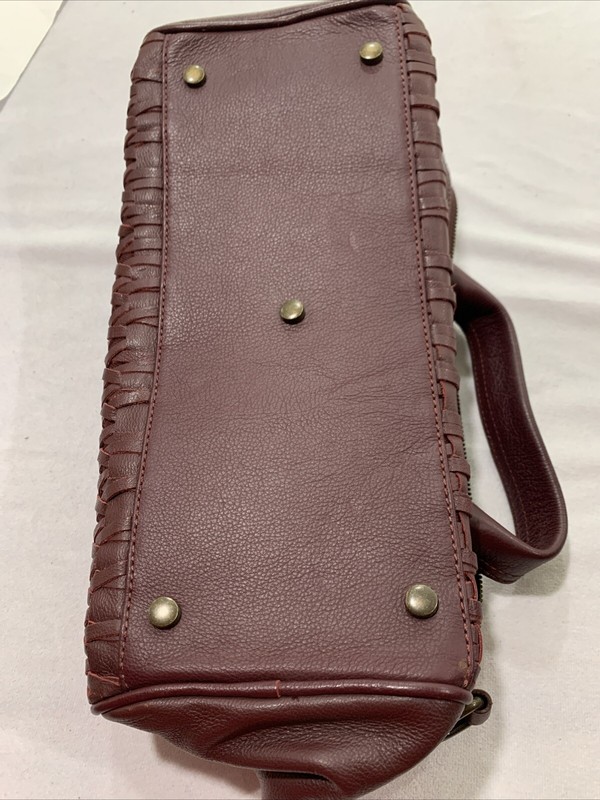 Monikha B Genuine Leather WOMENS Solid Colored Shoulder Bag gallery