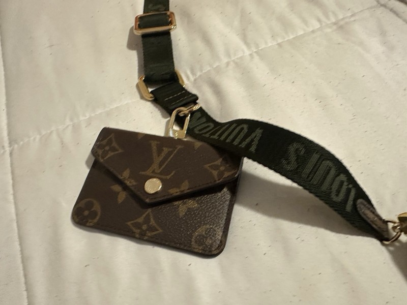 Louis Vuitton Monogram Felicie Strap & Go Kaki Crossbody gallery