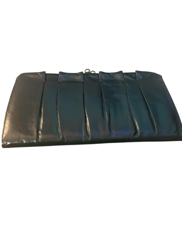 Brand New Black Leather Hobo Purse, 12 1/2 Inches Wide 7 Inches Long