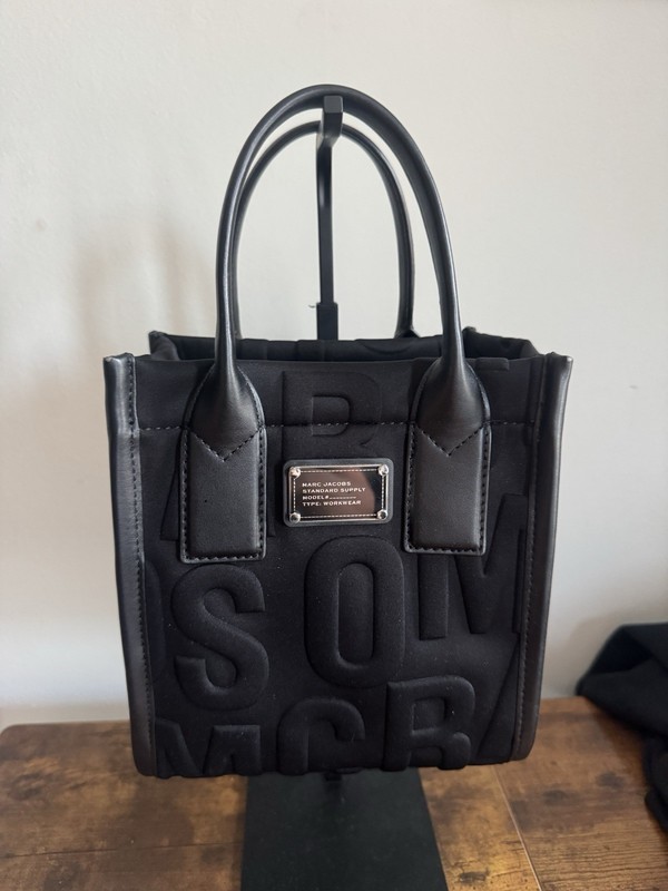 Marc Jacobs “The Puffy” Monogram Embossed Mini Tote Bag