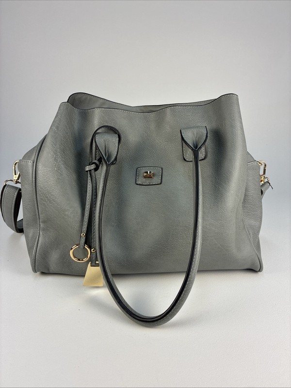 Mellow World Gray Jasmine Convertible Satchel NWOT gallery