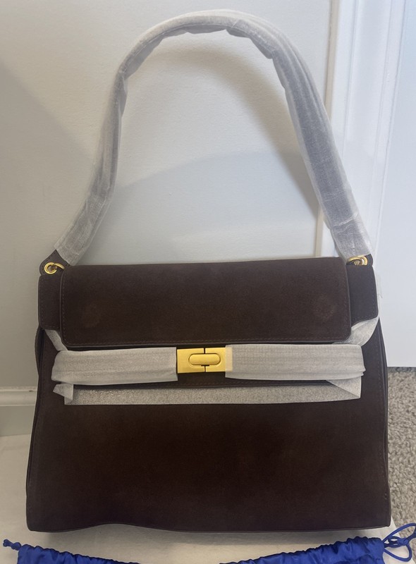 Verano Hill Dianne Woven Leather Handbag – Brown – NWT As Pictures With Bag gallery
