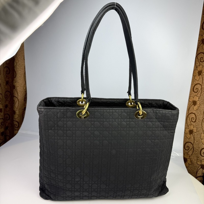 Christian Dior Lady Dior Cannage Handbag Black, Quilted gallery