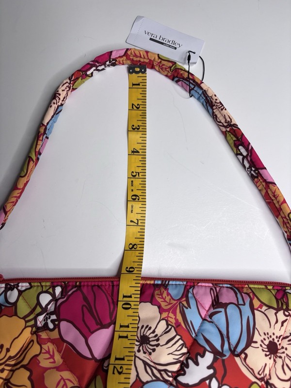 Vera Bradley Outlet Slouchy Bucket Shoulder Bag Midday Garden NWT gallery