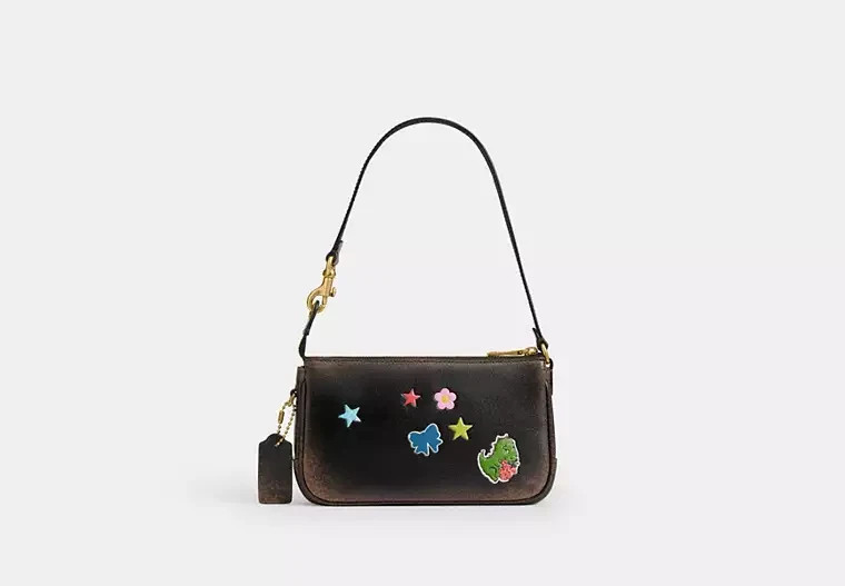 COACH Rexy 10th Birthday Plaza Bag 18 In Loved Leather With Sticker Print, CEG45 gallery