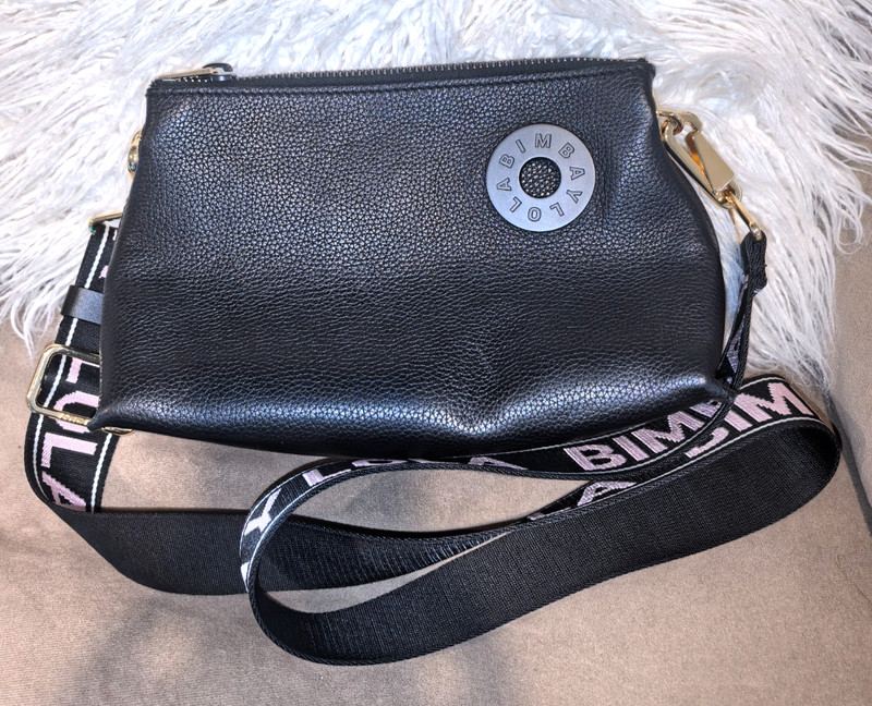 Bimba y Lola Leather Crossbody Small Bag with Pink Trendy y2k, Barbie TM Strap