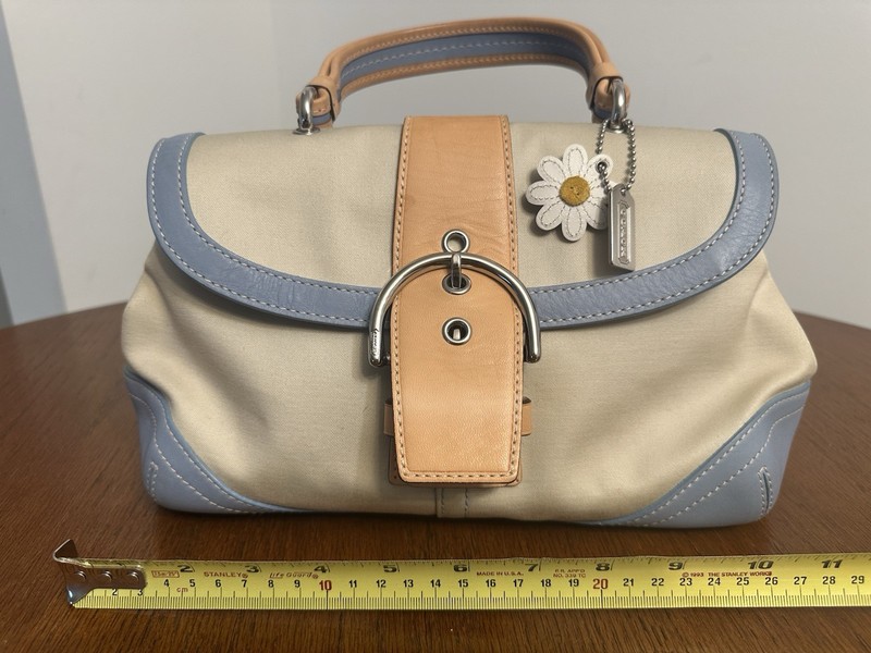 Coach Y2K Daisy SoHo Buckle Flap Top Handle Bag Rare Vintage L3J-4432