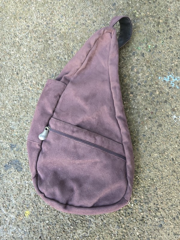 AmeriBag Healthy Back Bag Brown Suede