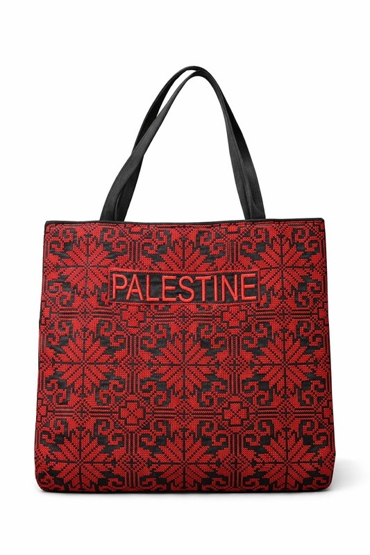 Palestine Women’s Embroidered Tote Bag Hand Assembled