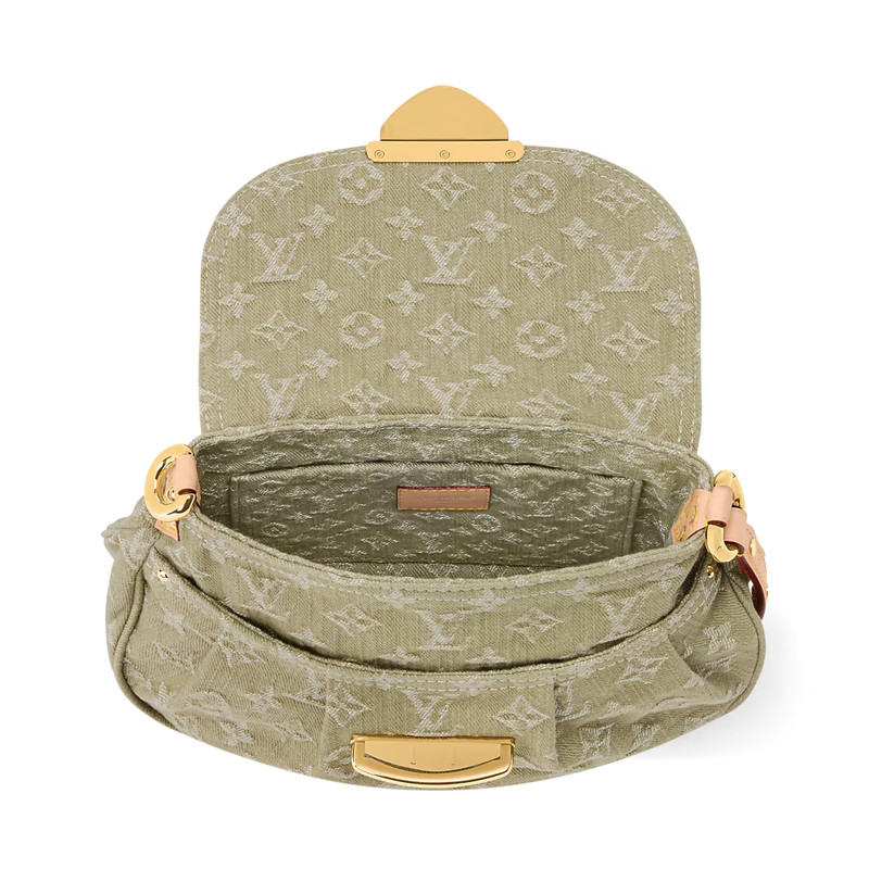 NEW Louis Vuitton Monogram Sunset Shoulder Bag Khaki M27210 Authentic LV gallery