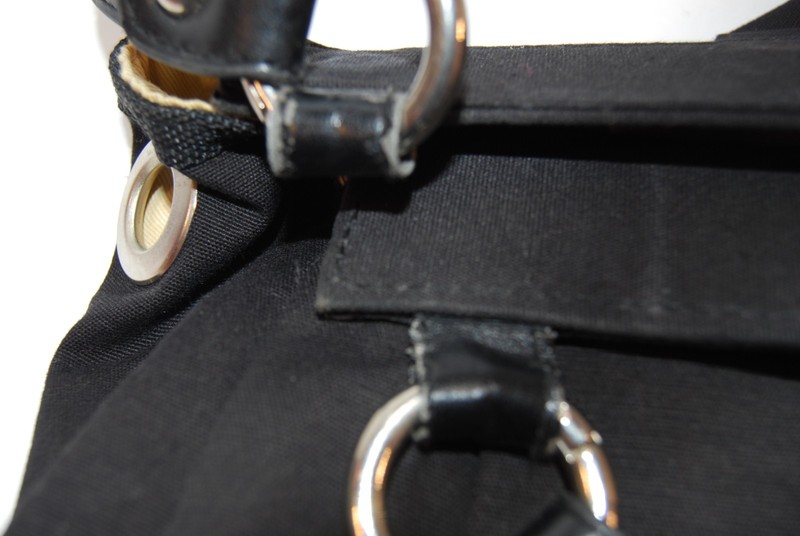 Miche Prima Large Base Bag, 2-20.5" Flat Handles and 4 Carabiners Clips Black gallery
