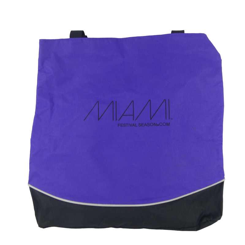 New MIAMI Festival Season Canvas Tote Bag 15x15x3