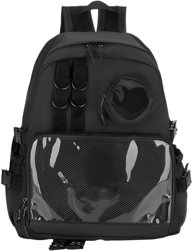 Ita Bag Preppy Backpack with Pin Display Insert for School Anime Cosplay