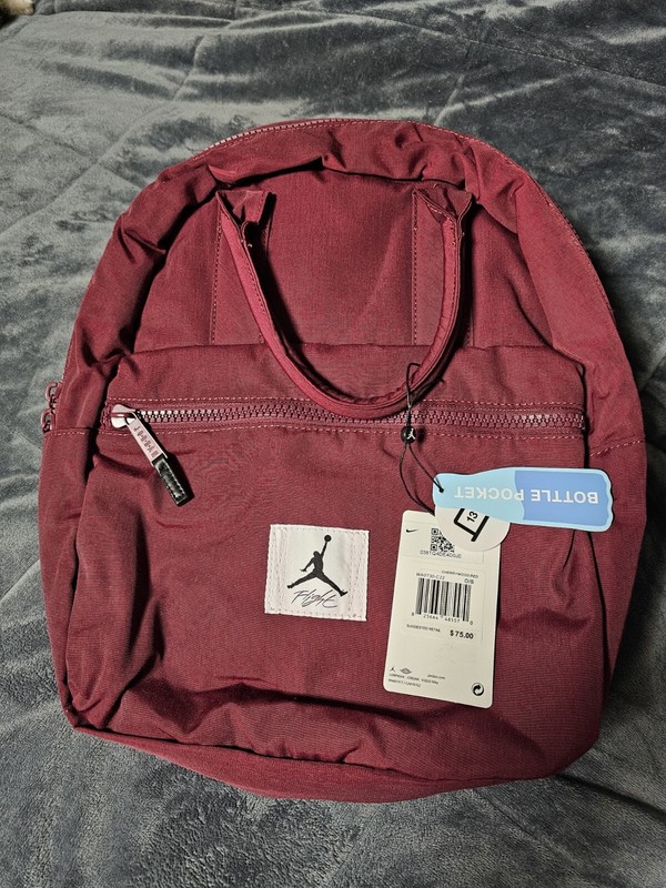 Jordan Flight Backpack 13″ Laptop School Sport (19L) Cherrywood Red WA0730-C22