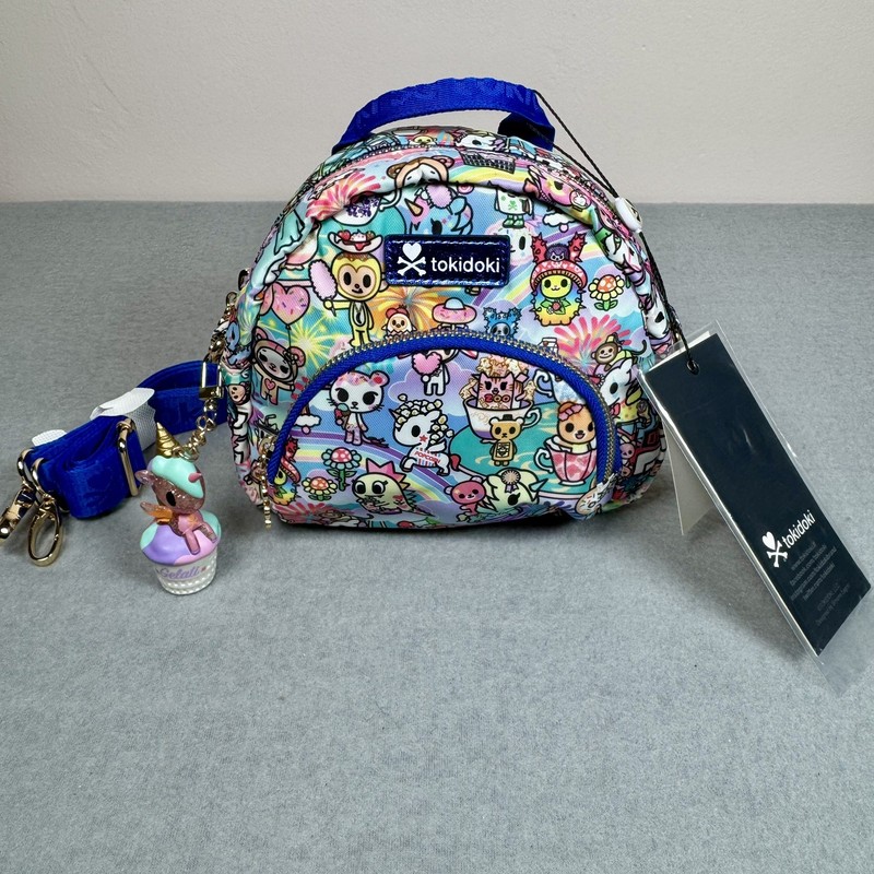 Tokidoki Kawaii Gelati Charm Carnival Mini Backpack Convertible Bag Con 2023 NEW