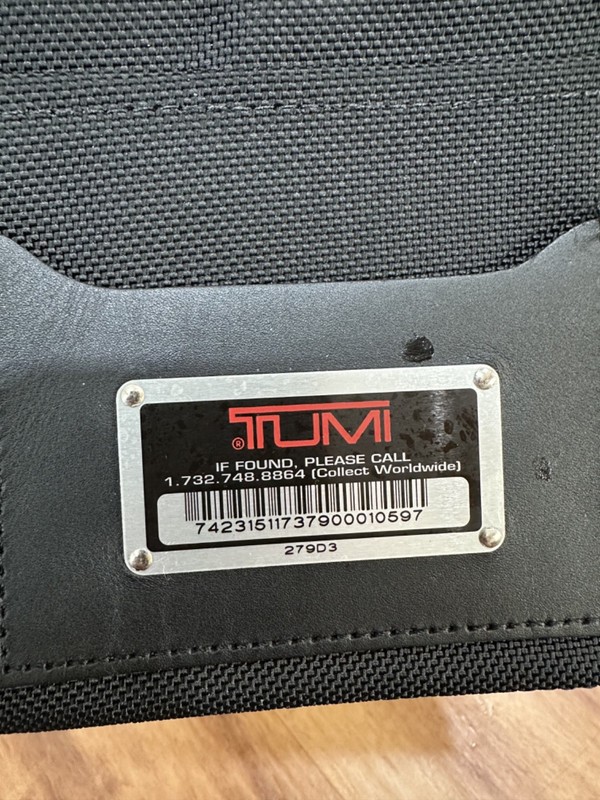Vintage TUMI 279D3 Made in USA 2-Way Trunk Case Ballistic Nylon Black Travel Bag gallery