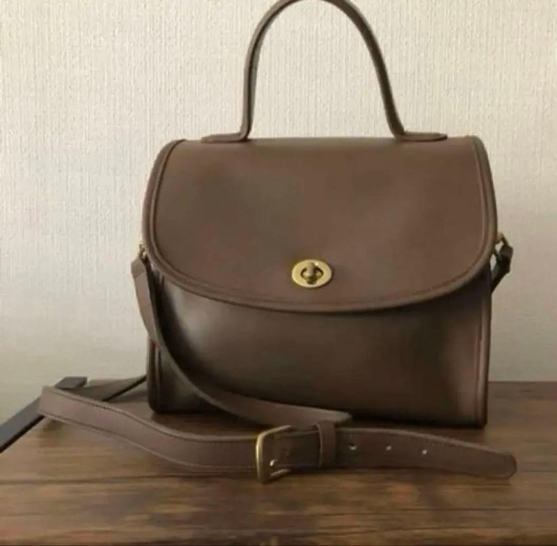 Good Condition COACH Old Coach Shoulder Bag 2way Made in America
