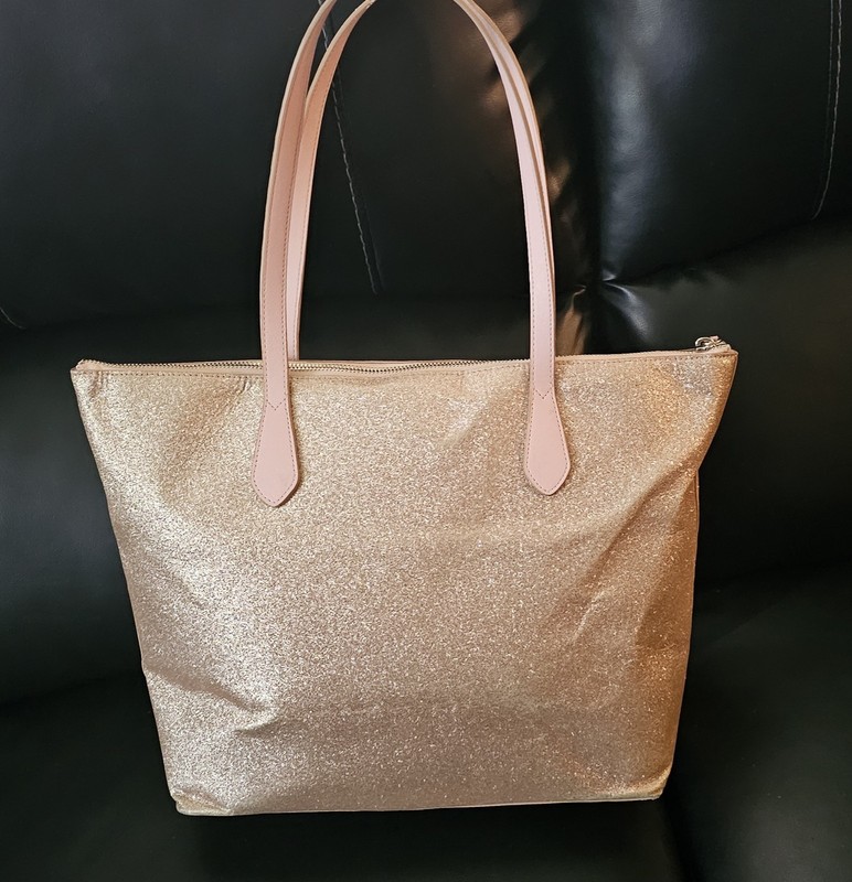 Kate Spade NY Joeley Glitter Tote Bag - Rose Gold gallery