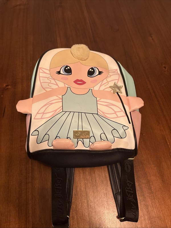 Luv Betsey Johnson Ballerina Fairy Backpack Purse Princess Blonde Dancer Bag