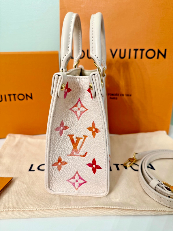 Louis Vuitton Sunrise Aquaelle Onthego BB Monogram Empreinte 2 Way gallery