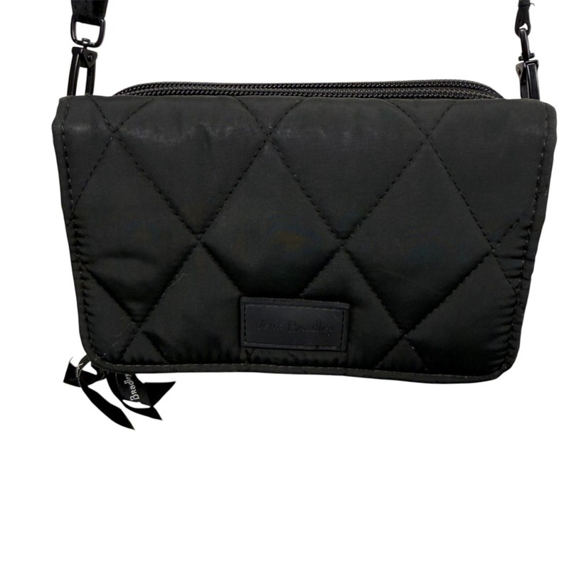 Vera Bradley Ultralight RFID 3-in-1 Crossbody Bag Black Travel Neutral Minimal