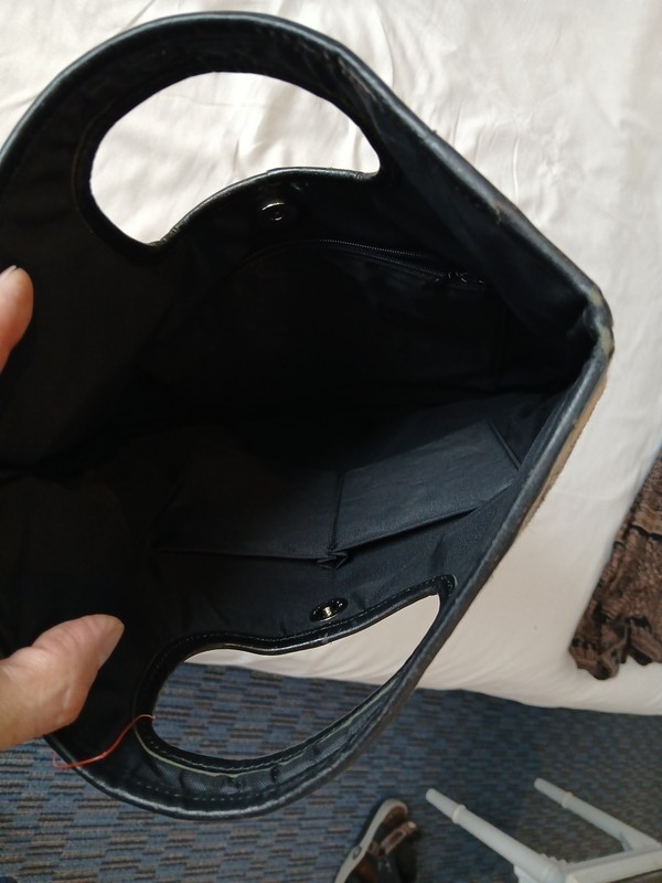 DAKS LONDON Leather Plaid Tote/ Laptop / Tablet Bag- Unused gallery