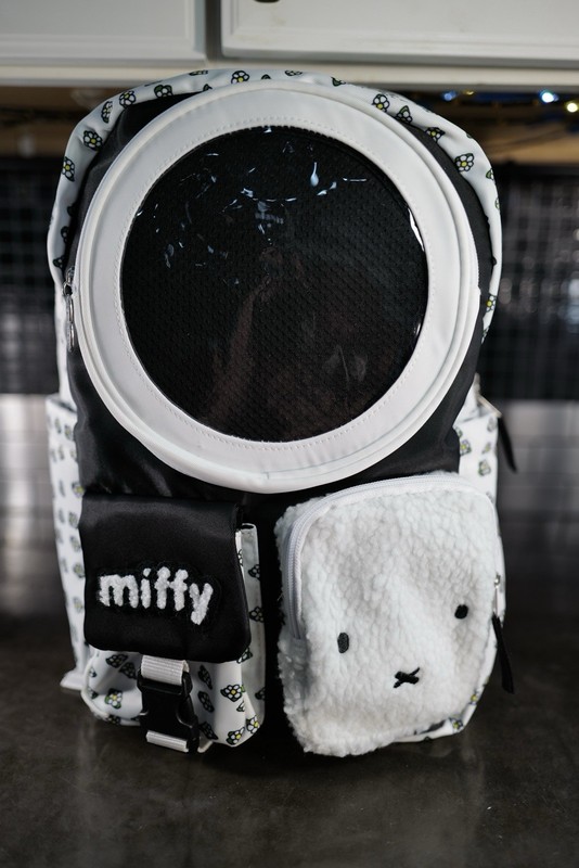 Miffy Danielle Nicole Ita Backpack Pin Display Window Sherpa Pocket 16x10x4