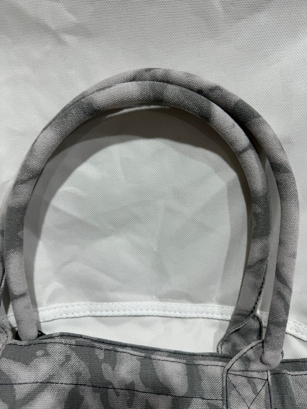 ALO Yoga Gray Tie Dye Large Canvas Tote Bag Gym Travel Carry-on NWT gallery