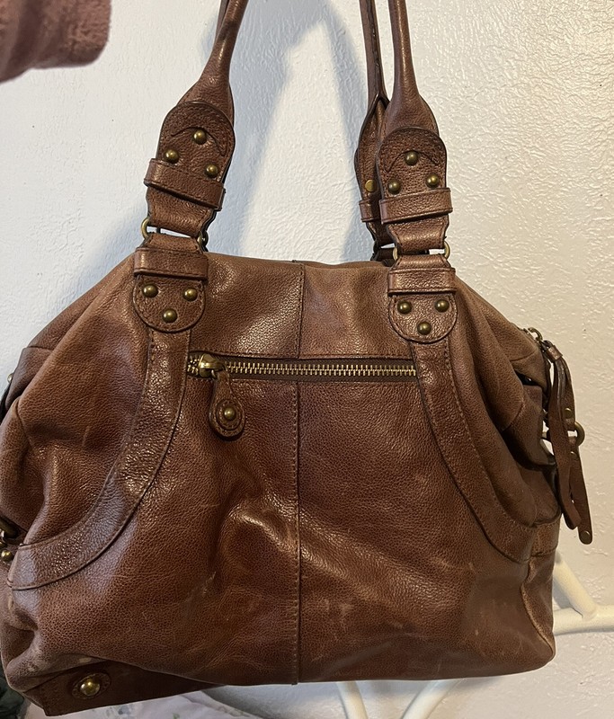 LOCKHEART Leather Organizer Multi Media Work Bag vintage MG Leather Handbag gallery