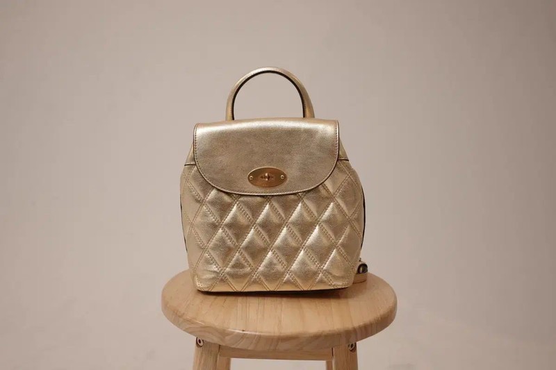 Mulberry Gold Women Luxury Designer Rare Model Limited Edition VHTF Pre-own