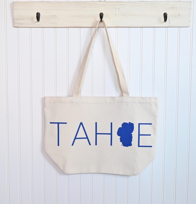 Set of 100 Lake Tahoe Natural Canvas Tote Bags NWT