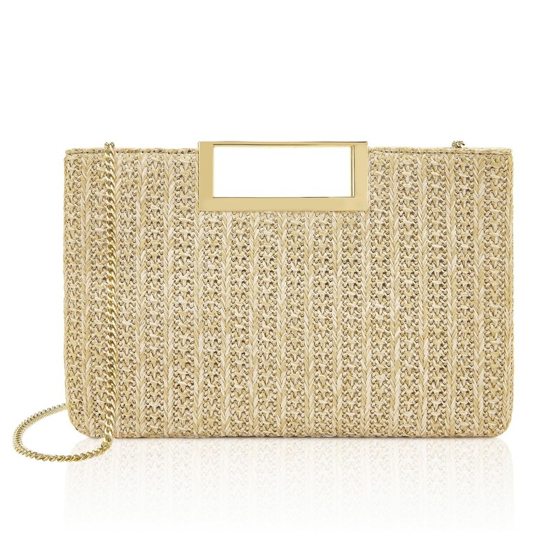 Bolso De Mano Con Brillantes Y Asa Para Fiesta De Gala Y Boda De Lujo