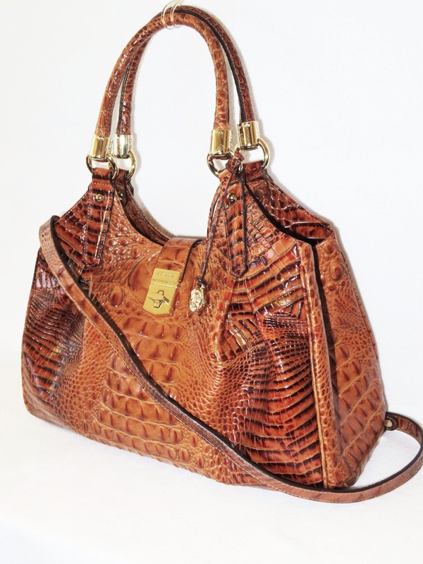 BRAHMIN Original Color ICONC TOASTED ALMOND MELBOURNE LARGE ELISA (Celia) NWT