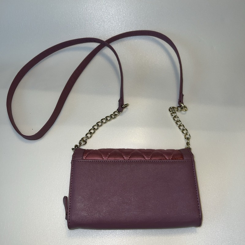 Betsey Johnson mauve pink crossbody bag purse gallery