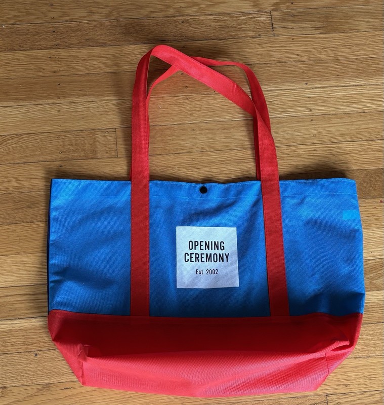 Opening Ceremony Est. 2002, Reusable 20" Inch, Button Closure, Tote Bag gallery
