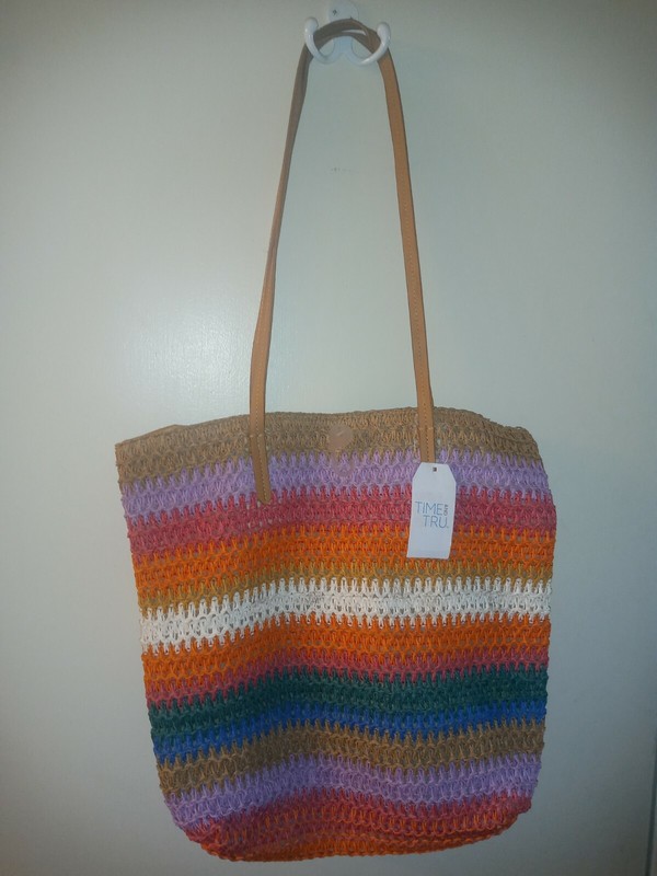 Time and True 2019 Beach Bag Multicolor New With Tags See Pictures