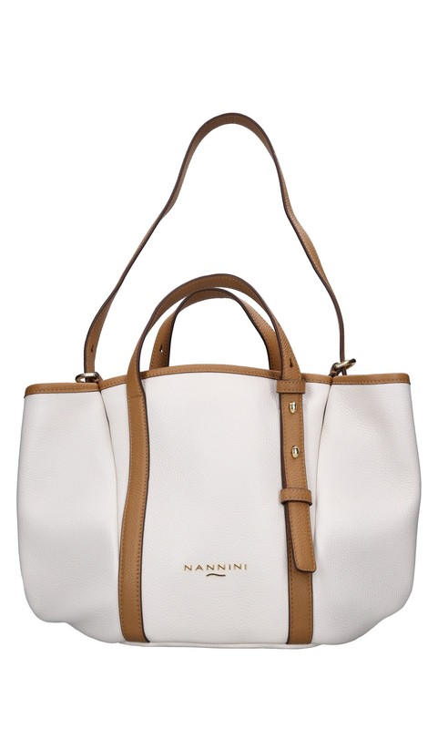 18592 NANNINI Women Cream Handbags and Shoulder SBZ0018_NANN