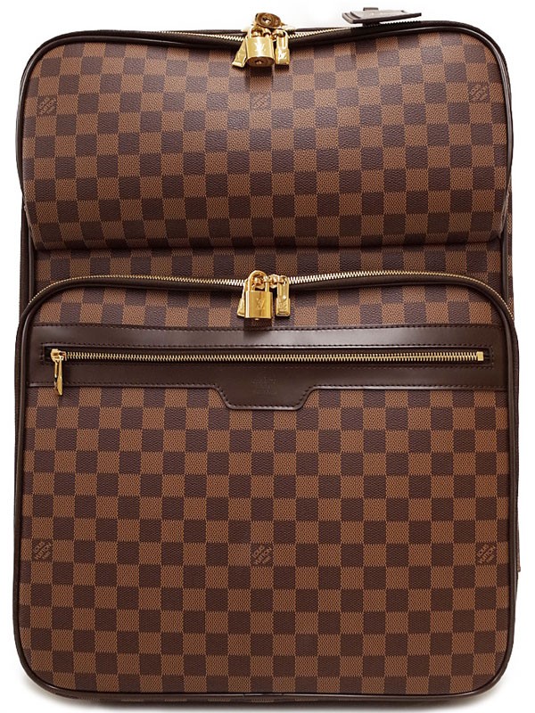 Louis Vuitton Damier Ebene Brown Pegase Business Carry on Case
