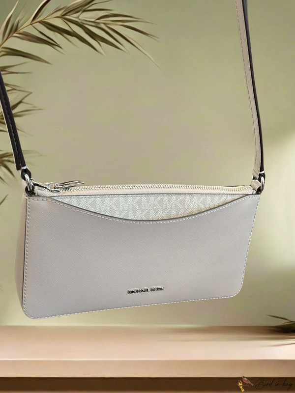 Michael Kors Arden Medium Shoulder Crossbody Purse Bag Grey Handbag Messenger MK
