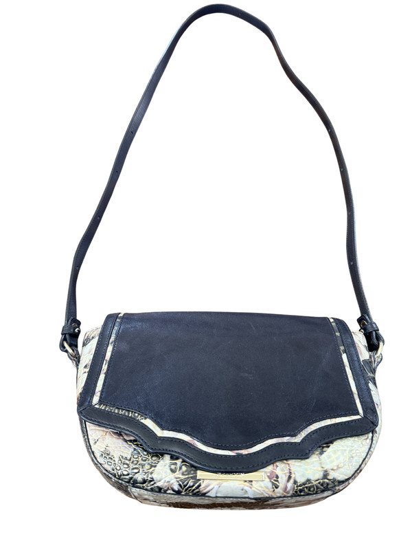NWT AUTHENTIC BRAHMIN ELLA GARLAND MULTI EMBOSSED LEATHER CROSSBODY