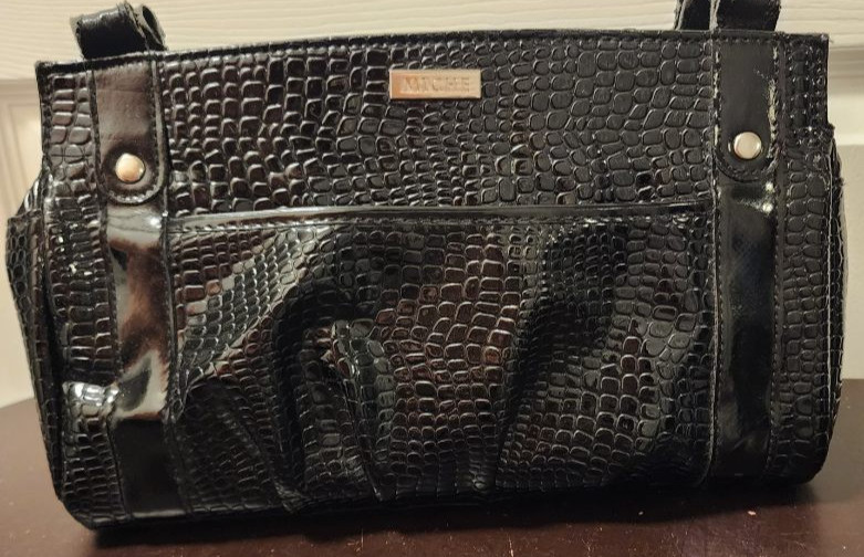 NEW – Miche Classic Shell – “Ebony” Retired – black animal print faux leather