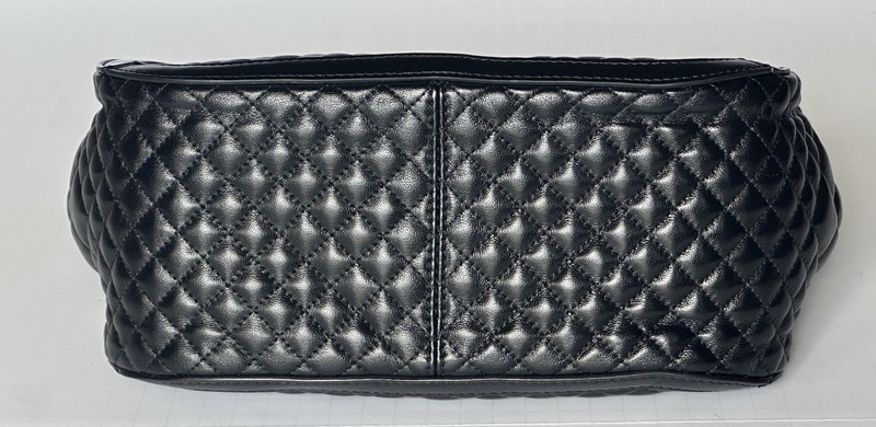Versace Greca Small Quilted Goddess Calf Leather Black Tote Bag 1009438 IT NWT gallery